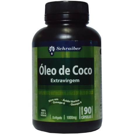 Óleo de Coco Extra Virgem 1000 mg c\ 90 cápsulas