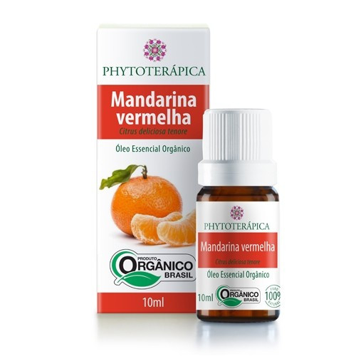 oleo essencial de mandarina vermelha organico 10ml phytoterapica