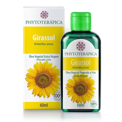 oleo vegetal de girassol 60ml phytoterapica