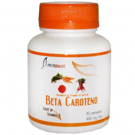 Betacaroteno Comprimidos 400mg Frasco c\ 70