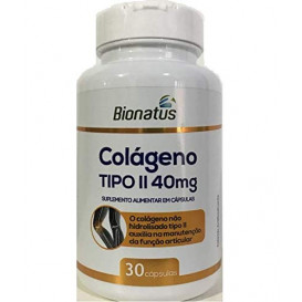 Colágeno Tipo II 40 mg 30 cápsulas Bionatus